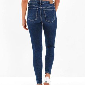 American Eagle Dark Wash Skinny Jeggings Jeans Next Level Stretch sz 10 EUC!